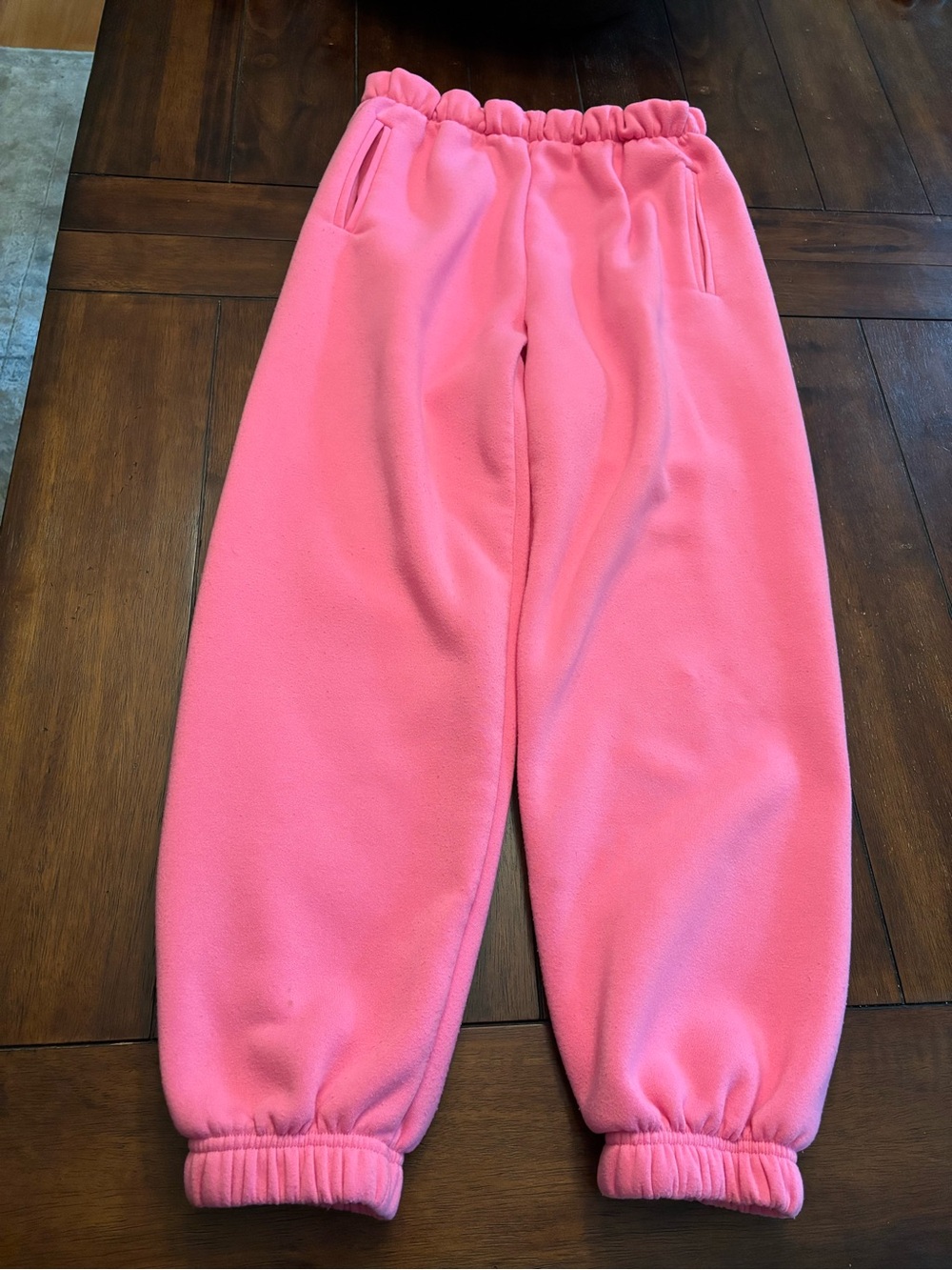 Pink Fleece Sweatpants